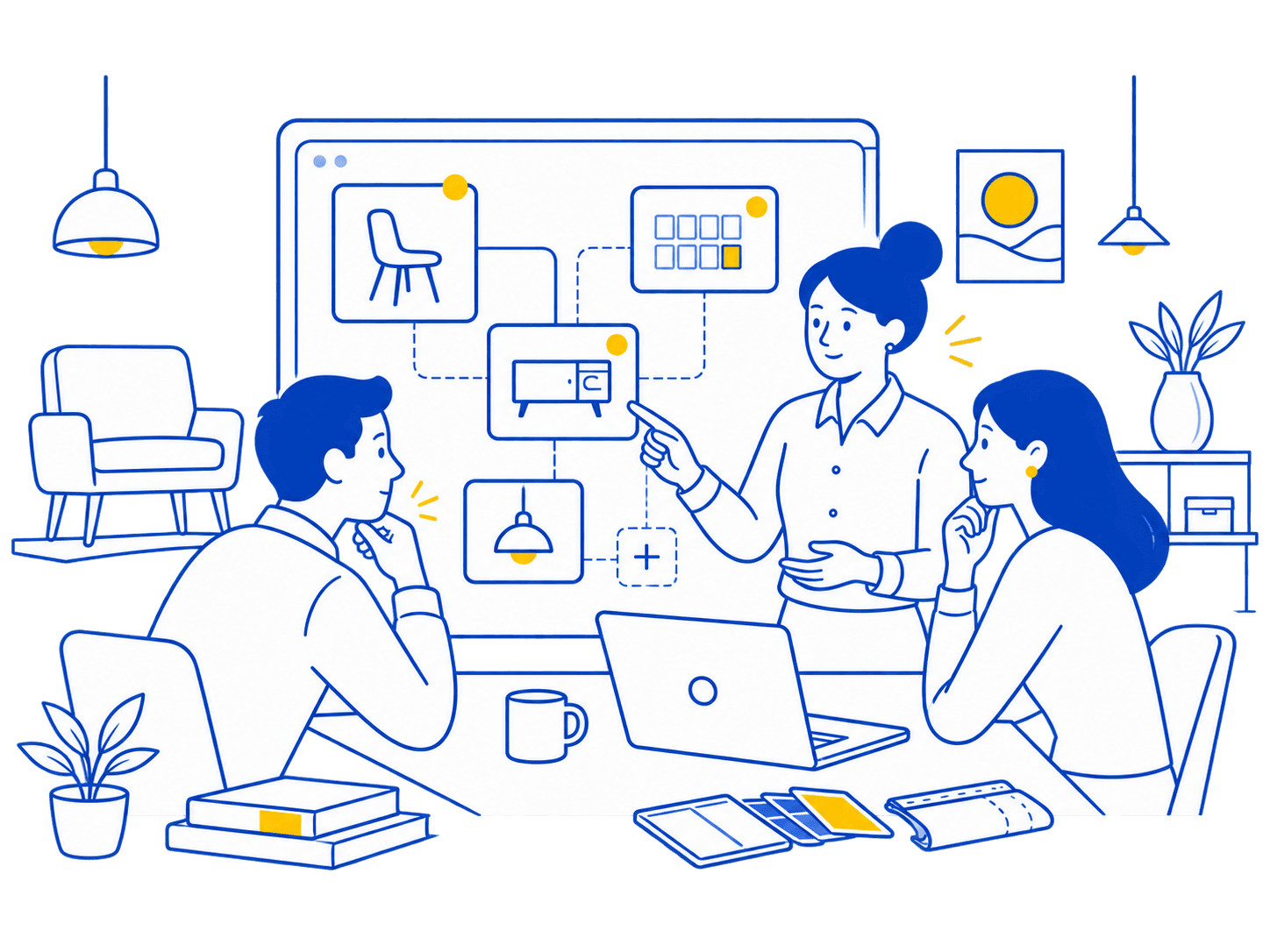 Configurazione di FMS insieme al team di uno showroom per adattare il gestionale ai processi di lavoro.